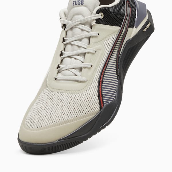 Chaussures de training Fuse 3.0 Homme, Vapor Gray-Mars Red-PUMA Black, extralarge